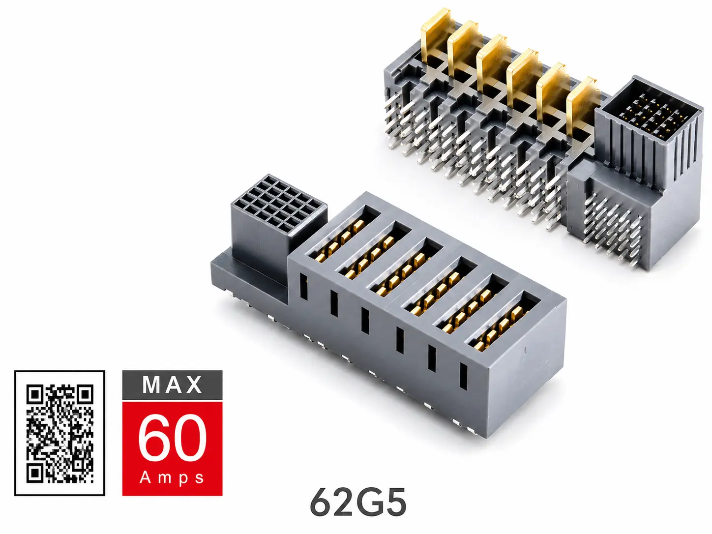 High-current blade power connector
