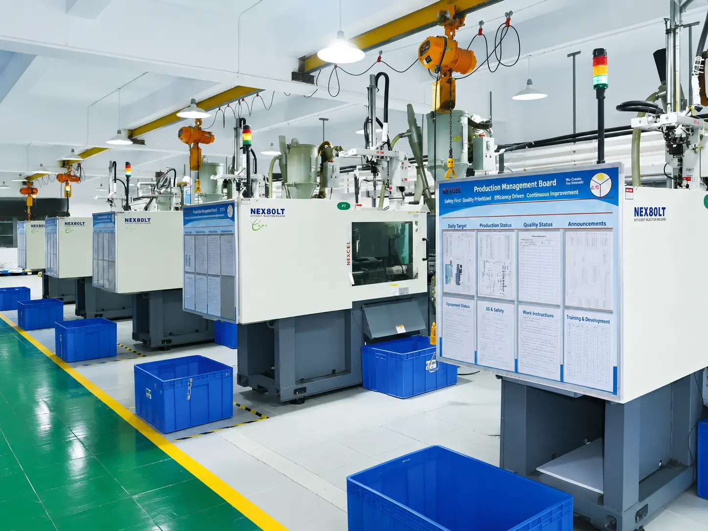 Connector injection molding workshop