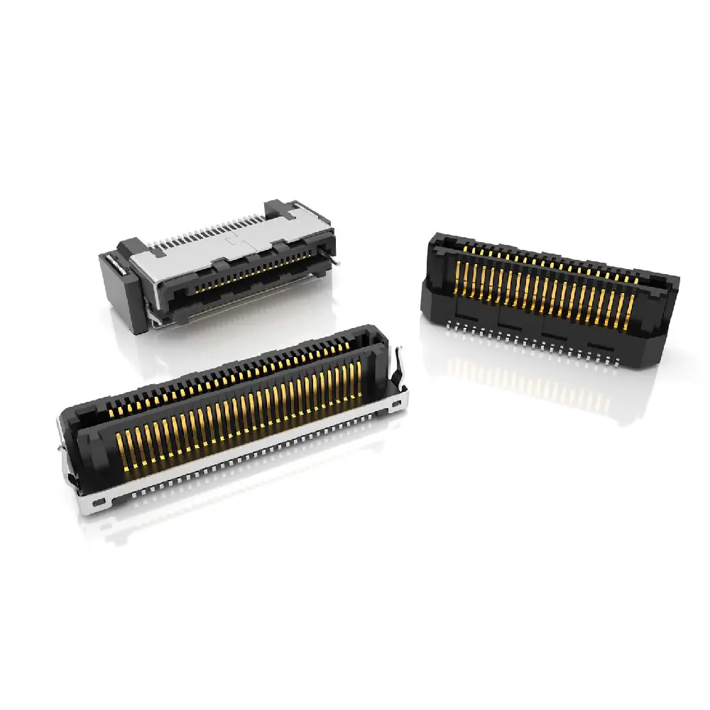 Board-to-board connector options for automotive electronics PCB stacking