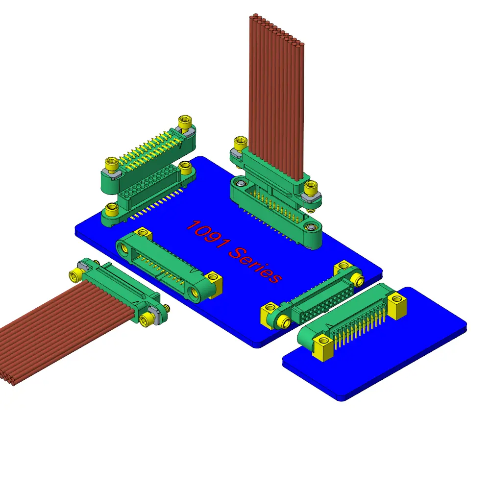 Board-level connector options for LED display control electronics