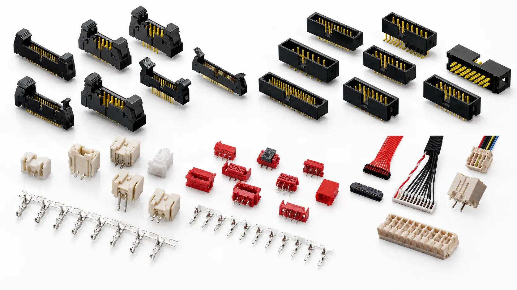 Wire-to-board connectors and housing connectors