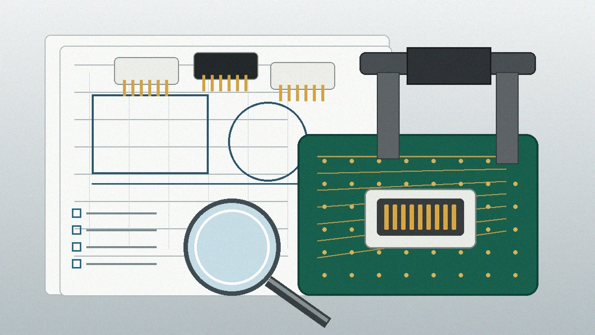 Engineering team reviewing connector drawings, PCB constraints, and RFQ evidence