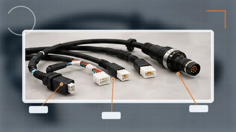 Special-purpose electrical cable assemblies with mixed connector interfaces