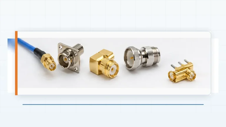 Common RF connector form factors arranged for engineering comparison